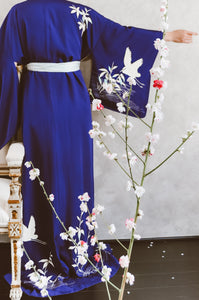 Dance of White Heron Vintage Kimono