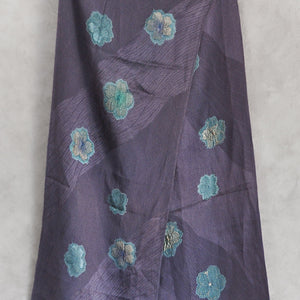 Cherry Blossom Jacquard Silk Vintage Obiage Belt