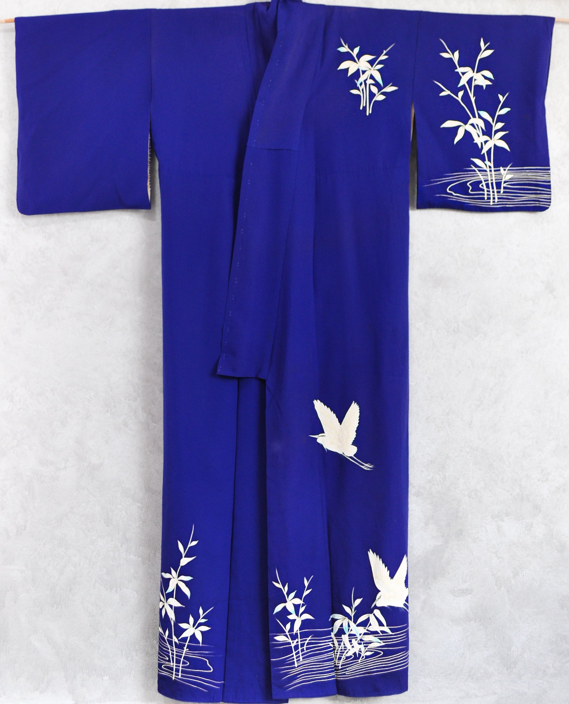 Dance of White Heron Vintage Kimono