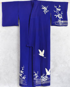 Dance of White Heron Vintage Kimono