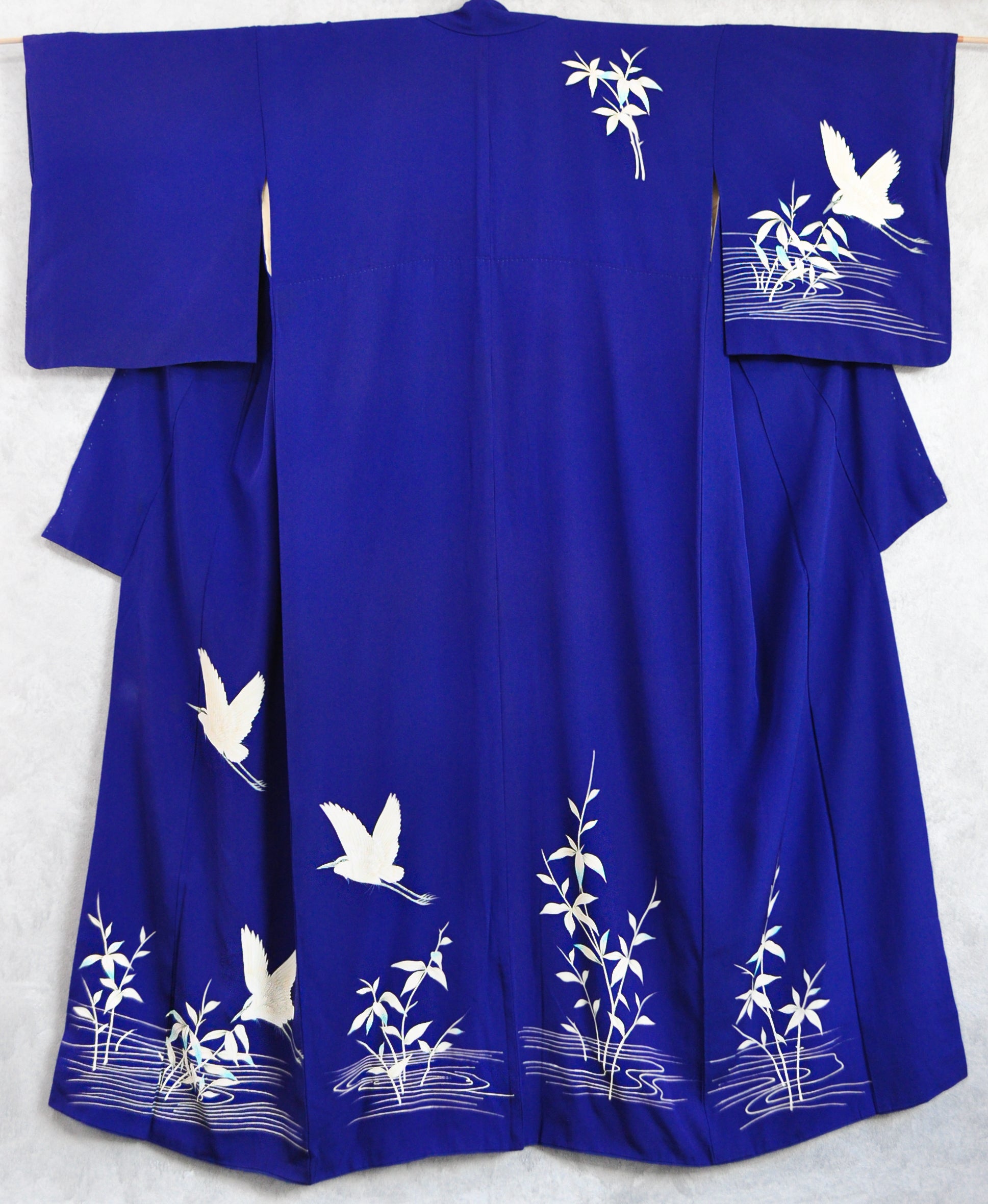 Dance of White Heron Vintage Kimono
