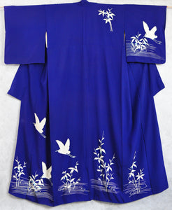 Dance of White Heron Vintage Kimono
