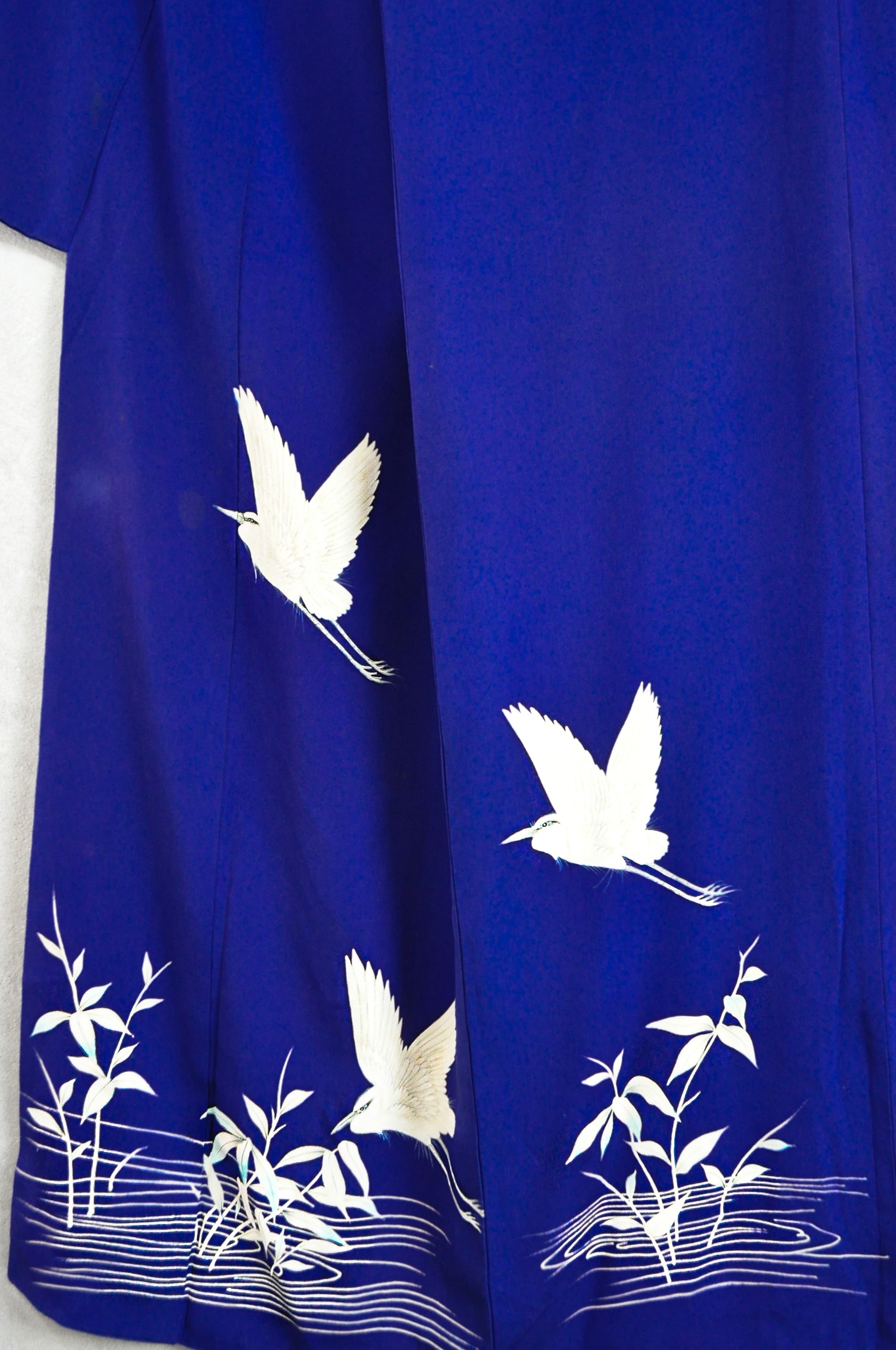 Dance of White Heron Vintage Kimono