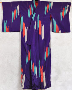 Arrow of Love Taisho Style Antique Silk Kimono