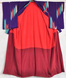Arrow of Love Taisho Style Antique Silk Kimono