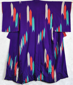 Arrow of Love Taisho Style Antique Silk Kimono