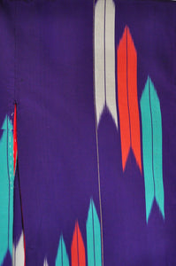Arrow of Love Taisho Style Antique Silk Kimono