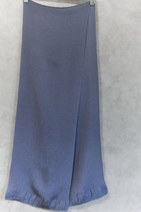 Stingray Silver Silk Chirimen Obiage Belt