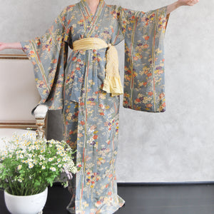 Misty Garden Antique Kimono