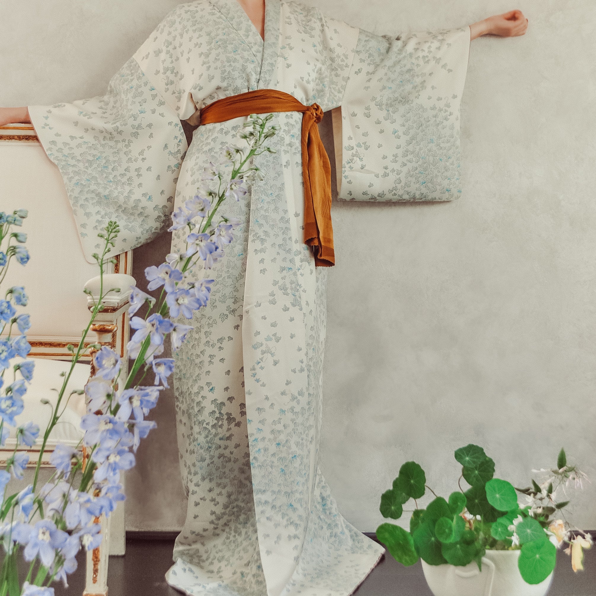 Autumn Moonlight Vintage Kimono