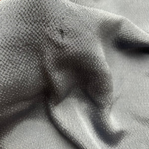 Stingray Silver Silk Chirimen Obiage Belt