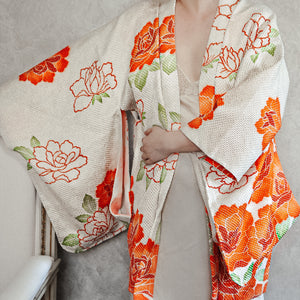 She walks in beauty Shibori Kimono Jacket
