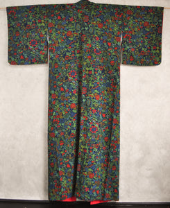 Colour of her Eyes 80s Kimono Robe