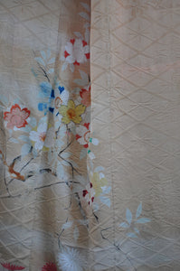 Cloud Dancing 40s Silk Semi Antique Kimono