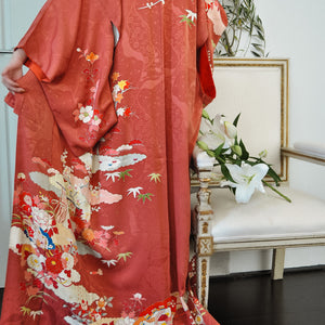 Shiki Four Season Antique Jacquard Vintage Houmongi Kimono