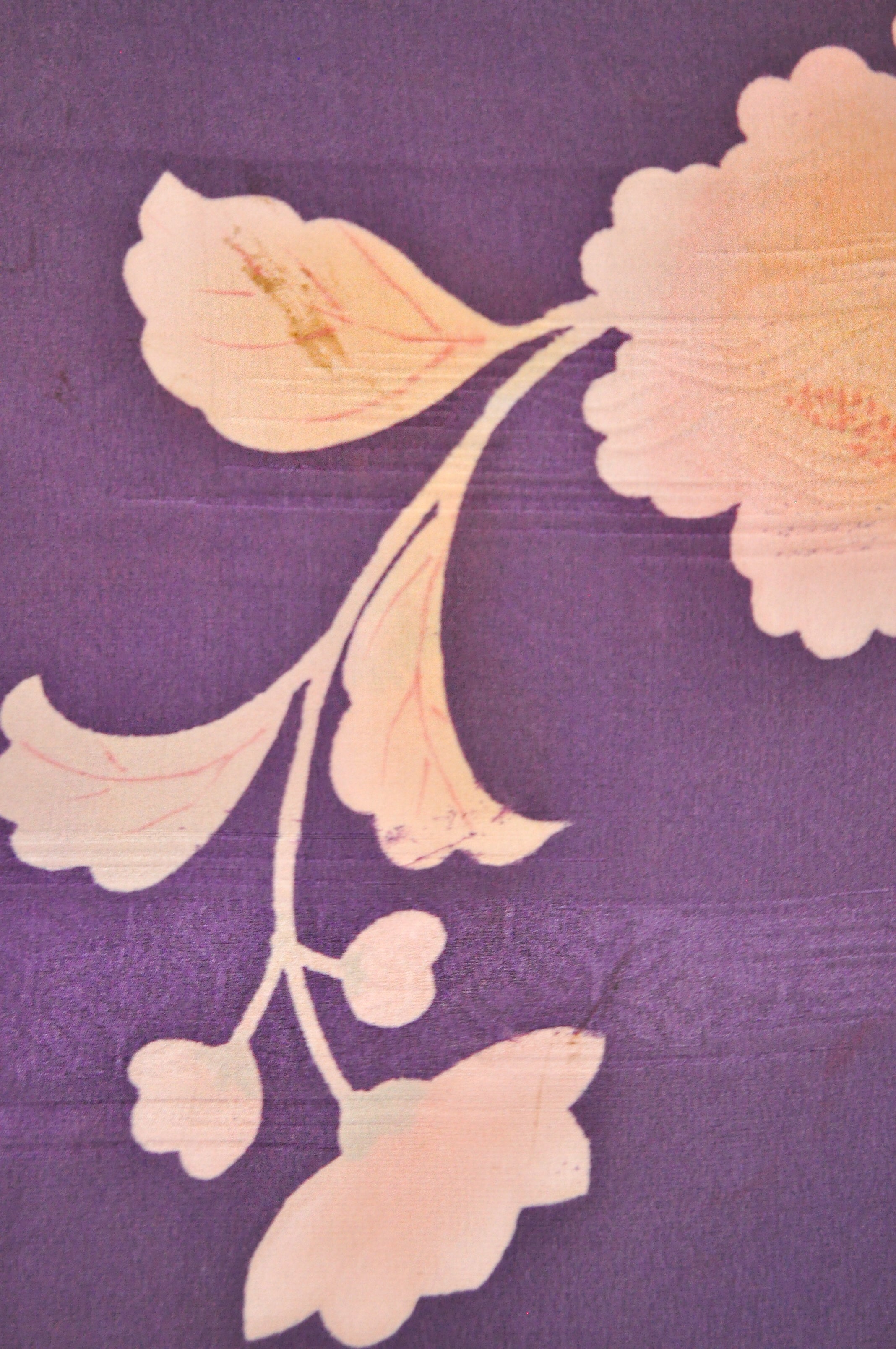 Camellia Breeze Antique Silk Jacquard Haori Kimono
