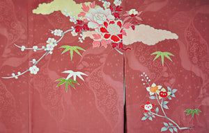 Shiki Four Season Antique Jacquard Vintage Houmongi Kimono