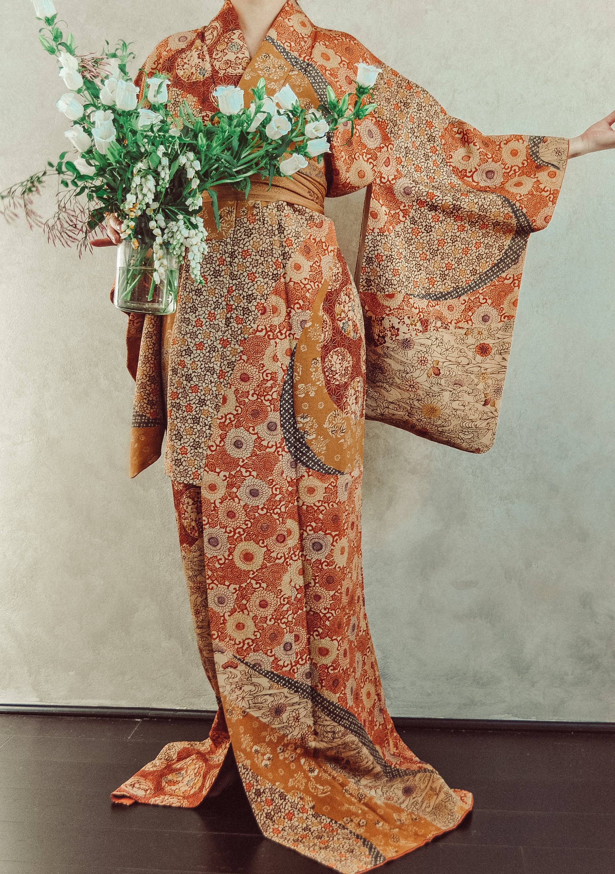 Koi 80s Vintage Kimono Robe