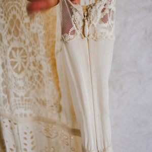 Victorian Dream Romance Lace and Embroidery Gown
