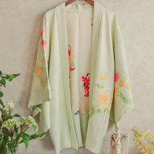 The Spring Love Full Shibori Silk Kimono Jacket