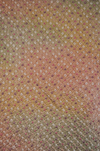 Blessed with Stars Full Shibori 60s Vintage Silk Kimono Robe
