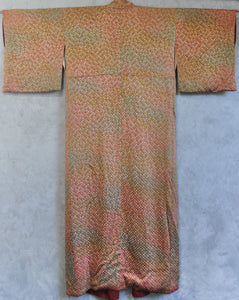 Blessed with Stars Full Shibori 60s Vintage Silk Kimono Robe