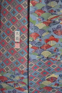 Horizon Blue Water colour Landscape vintage Kimono Robe