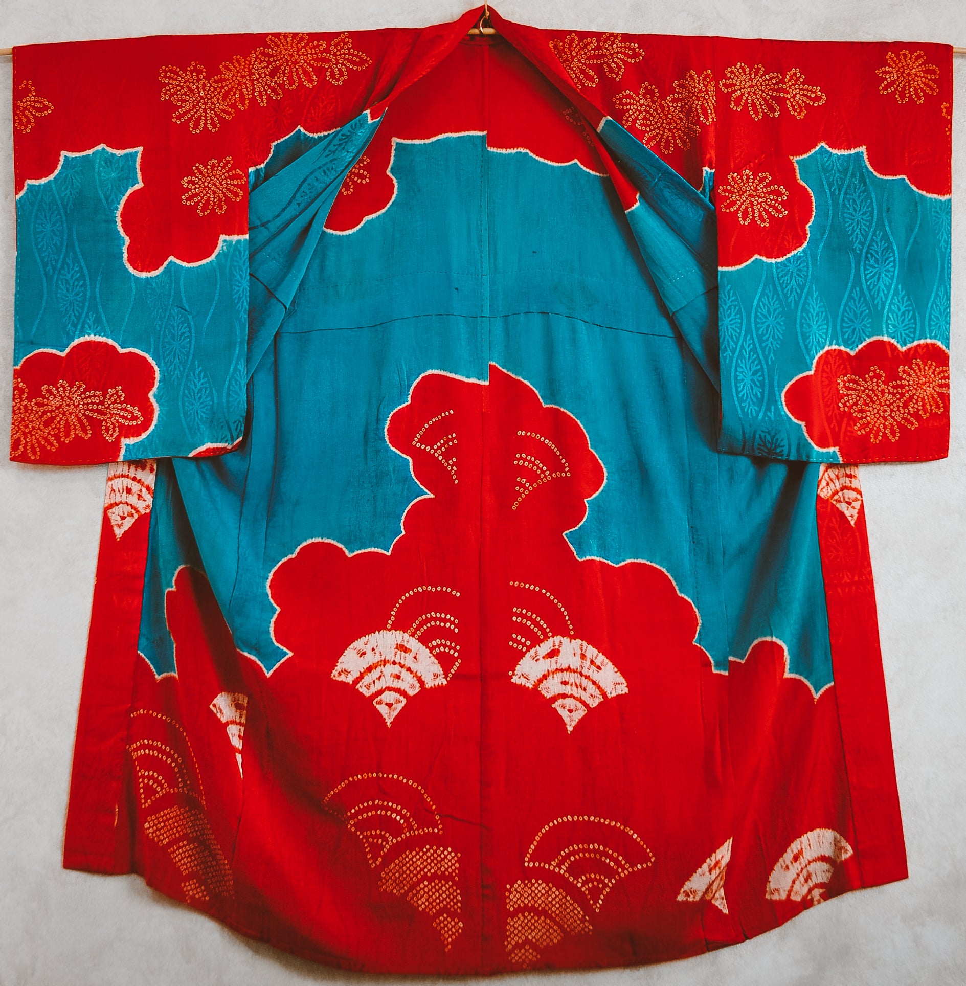 Koi Antique Silk Vintage Juban Kimono