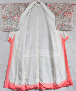 Four Seasons Silk Chirimen Vintage Kimono