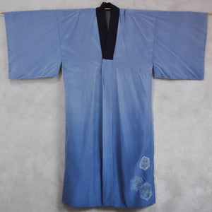 Hokusai Fuji Gaifu Kaisei Men's Vintage Juban Kimono
