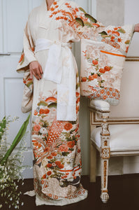Lady Fujitsubo Supreme blossom Vintage kimono Robe